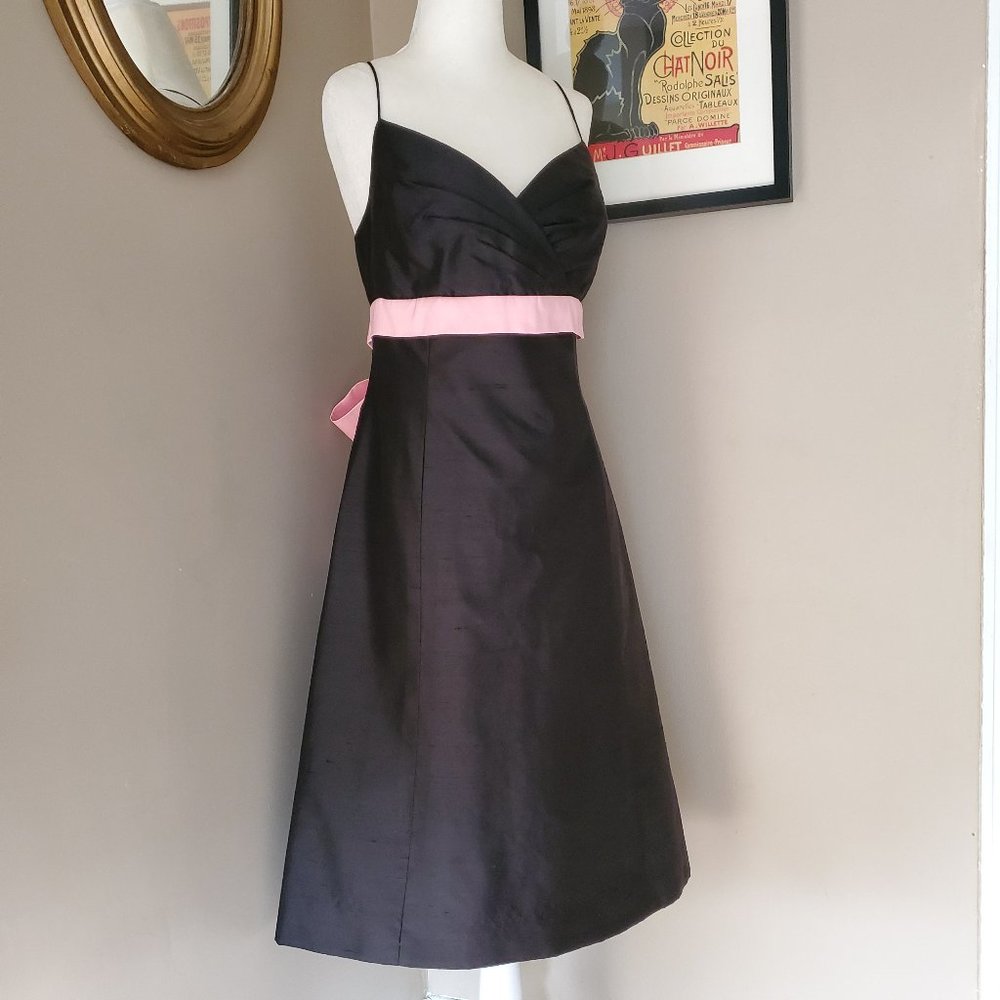 Jenny Yoo Collection Black Formal Dress Sz 10 EUC - Picture 2 of 16